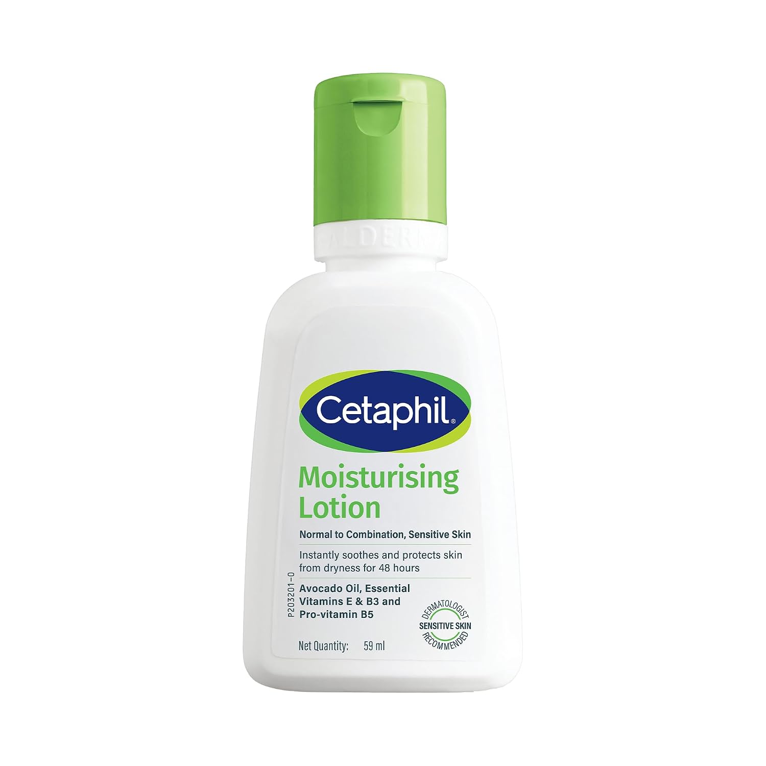 Cetaphil Moisturising Lotion 59 ml for Face & Body, Hydrating Moisturizer for Normal & Dry Skin, Dermatologist Recommended