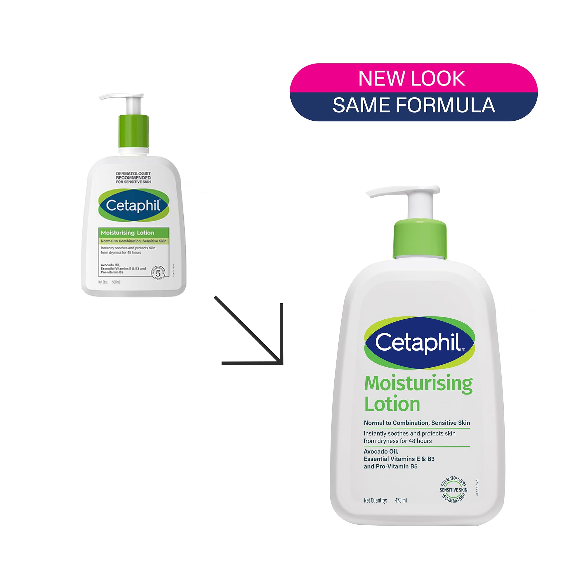 Cetaphil Moisturising Lotion 59 ml for Face & Body, Hydrating Moisturizer for Normal & Dry Skin, Dermatologist Recommended