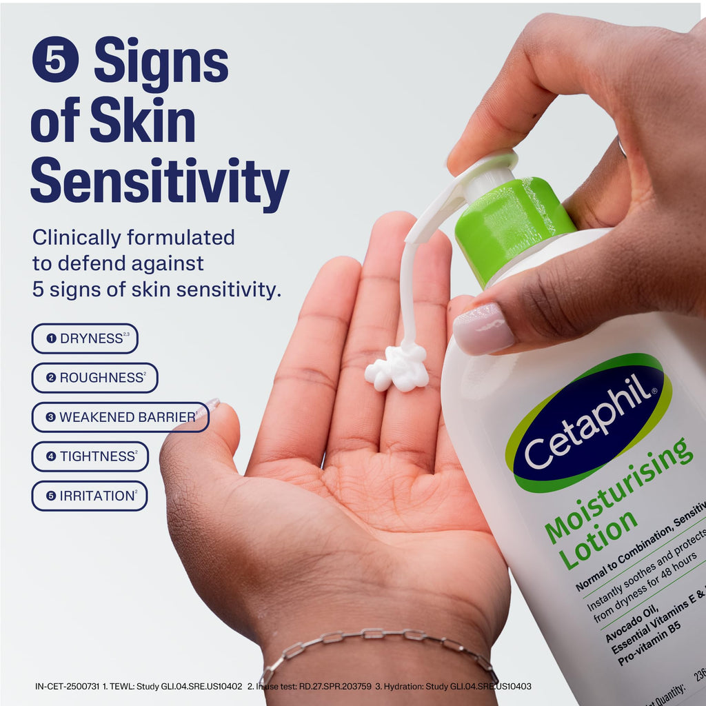 Cetaphil Moisturising Lotion 59 ml for Face & Body, Hydrating Moisturizer for Normal & Dry Skin, Dermatologist Recommended